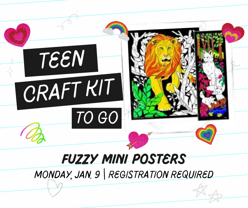 Teen Craft Kit to Go: Fuzzy Mini Posters