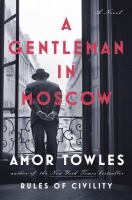 Cover of A Gentleman In Moscow by Amor Towles