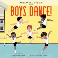 book cover of Boys Dance by John Robert Allman depicting five boys dancing