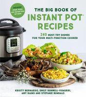 The Big Book of Instant Pot Recipes by Kristy Bernardo cover
