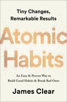 Atomic Habits by James Clear cover