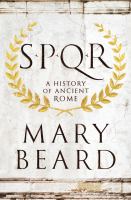 SPQR: A History of Ancient Rome by Mary Beard cover